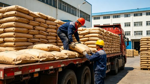 雷竞技定安全稳定PAM工厂厂区装车用于化工乳液废水絮凝沉降离子度30%至50%分子量800至1200万